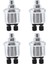 4x Vdo Evrensel Yağ Basınç Sensörü 1/4npt 13MM 0-10BAR Jeneratör Basınç Ölçüm Cihazları Alarm Jeneratörü Sensörü (Yurt Dışından) 1