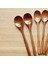 Pişirme Gereçleri Tahta Kaşık, Uzun Saplı Karıştırma Tahta Kaşık 6'lı Mutfak Gereçleri Karıştırma Seti (Yurt Dışından) 4
