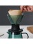 600 ml Daldırma Damlatıcı Anahtarı Cam Kahve Makinesi Üzerine Dökün V Şekli Damla Kahve Damlatıcı ve Filtreler Yeşil (Yurt Dışından) 5