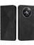 Realme 12 5g Için Kılıf Darbeye Kapak Kapak Yan Toka Pu Deri Tam (Yurt Dışından) 1