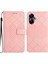 El Kartı ile Realme C55 Elmas Kabartmalı Cüzdan Pu Deri Için Flip Case (Yurt Dışından) 1
