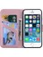 Iphone 5 / 5s / Se Için Flip Case Cüzdan Deri Kılıf Kapak Basit (Yurt Dışından) 5