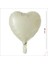 Kalp Folyo Balon, 45CM - Krem 2