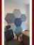 Hexagon 2 Akustik Kumaş Kaplı Panel 7 Adet 30 cm Kısa Kenar 3