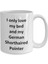 Komik Alman Shorthaired Pointer Kupa - Love My Bed ve German Shorthaired - Ingilizce Kahve Kupa 1