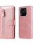 Ile Uyumlu Xiaomi Redmi 10C 4g Moda Fermuar Çevirme Deri Telefon Kılıfı Kart Tutuculu Manyetik Cüzdan Telefon Kılıfı (Yurt Dışından) 1