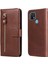 Ile Uyumlu Oppo A16K Moda Fermuar Çevirme Deri Telefon Kılıfı Kart Tutuculu Manyetik Cüzdan Telefon Kılıfı (Yurt Dışından) 1