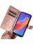 Huawei Y6 2019 Için Flip Case El Kayışı ile Kabartmalı Kelebek Yüksek ve (Yurt Dışından) 5