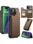 IPhone 15 Artı Kickstand Ince Darbeye Dayanıklı Durumda Pu (Yurt Dışından) 1