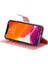 Ile Uyumlu iPhone 13 Mini Moda Fermuar Çevirme Deri Telefon Kılıfı Kart Tutuculu Manyetik Cüzdan Telefon Kılıfı (Yurt Dışından) 5