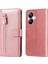 Ile Uyumlu Realme 10 Pro Plus Moda Fermuar Çevirme Deri Telefon Kılıfı Kart Tutuculu Manyetik Cüzdan Telefon Kılıfı (Yurt Dışından) 4