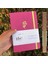 Gül Kırmızı Tarzı A5 Altın ​​kenarlar A5 Hilal Nokta Izgara Defter Noktalı Dergi Altın Kenarları Yan Sakura Oyma 160GSM Bambu Kalın Beyaz Renkli Kağıt (Yurt Dışından) 1