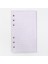 Mor Çizgi Stili A5 40 Yaprak A5 A6 6 Halkalı Klasör Gevşek Yapraklı Defter Renkli Dolum Kağıdı El Kitabı Iç Sayfalar Iç Çekirdek Kawaii Kırtasiye (Yurt Dışından) 1