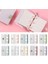 B-Izgara 80 Yaprak Stili Mini Dosya Klasörü 3 Delikli Gevşek Yaprak Dolum Defter Kapağı El Hesabı Günlüğü Halkalı Binder Iç Sayfalar Günlüğü Kitap (Yurt Dışından) 4