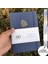 Siyah Stil Renkli Gümüş Kenarlar Buke Defter Noktalı Günlük Nokta Izgara Sayfaları 180GSM Bambu Kalın Beyaz Kağıt, Siyah Su Geçirmez Kumaş Kapak (Yurt Dışından) 1
