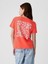 Kız Çocuk Kırmızı Grafikli T-Shirt 2