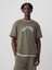 Erkek Haki Gap Nyc Arch Logo T-Shirt 1