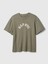 Erkek Haki Gap Nyc Arch Logo T-Shirt 5