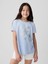 Kız Çocuk Mavi Flippy Grafikli T-Shirt 1