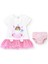 Tuc Tuc 2li Kız Bebek Elbise Bloomer Set 1