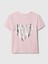 Kız Çocuk Pembe Grafikli T-Shirt 3