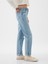 Kadın Açık Mavi Mid Rise Girlfriend Jean Pantolon 3