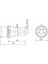 5/32A Düz Fiş Cee Norm 380V IP44 Bem BC1-3505-2011 3