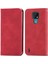 Moto E7 Fermuar Basit Iş Kordon Cüzdan Deri Çanta Için Kılıf (Yurt Dışından) 5