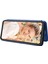 Oukitel C32 Deri Folio Flip Case Için Kılıf Manyetik Karbon Fiber Kart (Yurt Dışından) 4