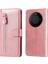 Ile Uyumlu Huawei Mate 60 Moda Fermuar Çevirme Deri Telefon Kılıfı Kart Tutuculu Manyetik Cüzdan Telefon Kılıfı (Yurt Dışından) 5