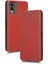 Nokia C32 Deri Folio Flip Case Kart Ekleme Manyetik Fiber Için Kılıf (Yurt Dışından) 2