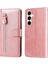 Ile Uyumlu Samsung Galaxy A55 5g Moda Fermuar Çevirme Deri Telefon Kılıfı Kart Tutuculu Manyetik Cüzdan Telefon Kılıfı (Yurt Dışından) 1