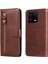 Ile Uyumlu Xiaomi 13 Pro Moda Fermuar Çevirme Deri Telefon Kılıfı Kart Tutuculu Manyetik Cüzdan Telefon Kılıfı (Yurt Dışından) 4