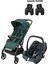 Soho-Cabriofix I-Size Ana Kucaklı Ultra Kompakt Seyahat Sistem Bebek Arabası Green-Graphite 1