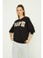 Hope Yazılı Sweatshirt Siyah 3