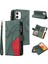 Kart Yuvası Standı Fermuar ile IPhone 12 Mini Kickstand Koruyucu Kılıf (Yurt Dışından) 1