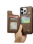 IPhone 12 Pro Max Rfıd Engelleme Kart Tutucu Pu Için Caseme Cüzdan Kılıf (Yurt Dışından) 4