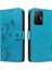 Xiaomi 11T/11T Pro Kabartmalı Kelebek ve Kart Yuvası Cüzdan Kılıf (Yurt Dışından) 5