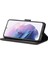 Tutucu Kart Yuvaları ile Samsung Galaxy S22 Için Kılıf Cüzdan Buzağı Doku (Yurt Dışından) 4
