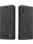 Telefon Kılıfı Için Huawei P20 Pro Iki Kart Yuvaları Premium Deri Premium (Yurt Dışından) 2