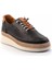 Siyah Hakiki Deri Kadın Espadril K01331036203 2