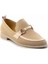 Bej Triko Kadın Loafer Ayakkabı K01225020482 2