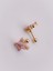 Cerrahi Çelik Piercing Pembe Zirkon Taşlı Kelebek Figürlü Kıkırdak Helix Tragus PIERCING(1ADET) 3