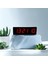 Sanec Çift Taraflı Saniyeli Dijital LED Duvar ve Masa Saati ve Derece - Kırmızı (Kasa Ölçüleri: 16X65 Cm) 1