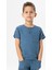 Kısa Kol Batı Cep Detaylı Yazlık Müslin Erkek Çocuk Tshirt Indigo Indg 1