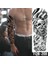 Gerçekci Geçici Kurukafa Kol Kaplama Tattoo Dövme Modelleri 1