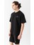 Essential Oversize Tişört Siyah 5