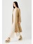 Bağcık Detaylı Tunik Ceket Pantolon Takım Camel 5