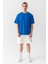 Essential Oversize Tişört Saks Mavi 1