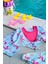 Kız Çocuk Flamingo Desenli Pareolu Bikini Takımı 3'lü Set 2